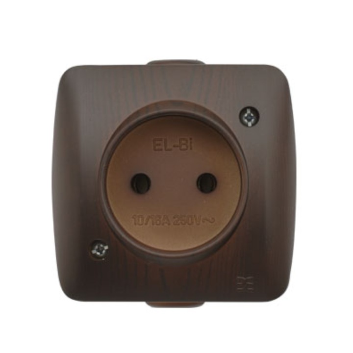 Priza Simpla CP Elbi Alsu 16 A Aplicat Nuc Inchis PT