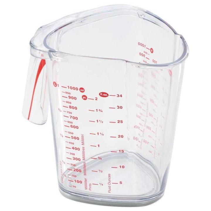 Cana gradata, Leifheit, Plastic, 1 l, Transparent