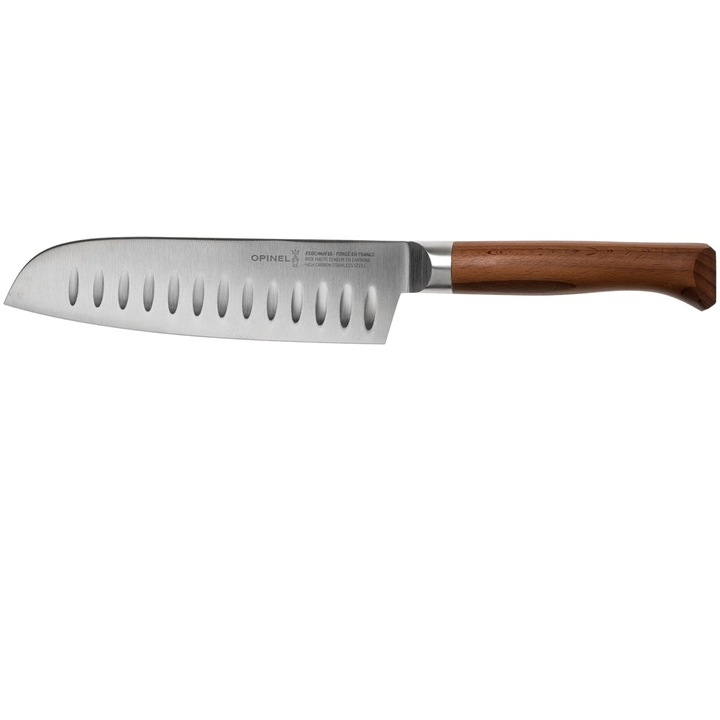 Cutit Santoku cu caneluri, Opinel, Les Forges 1890, 17 cm