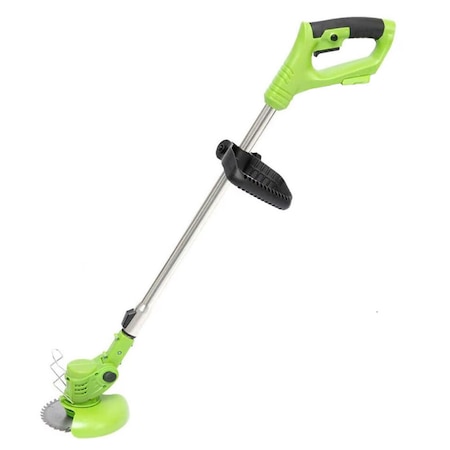Motocoasa Electrica SIKS Cu Acumulator 24V, Brat Ajustabil, 2 Lame, 1 Disc Pentru Taiere, 18000 RPM, 2-3 Ore Autonomie, Verde