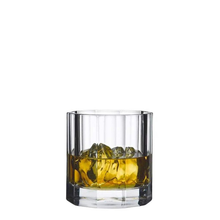 Set 4 pahare pentru whisky, Nude, Cristal, 310 ml