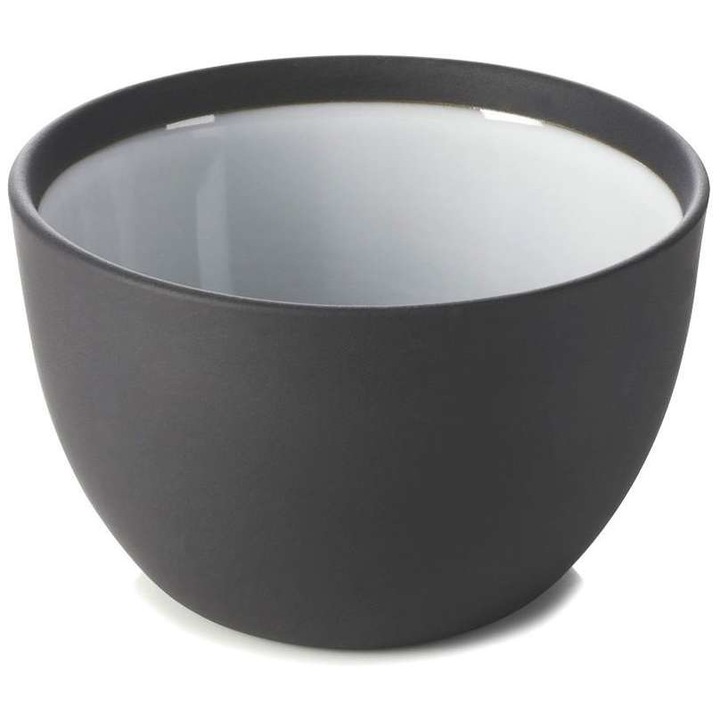 Bol adanc din portelan, Revol, Antracit, 300 ml