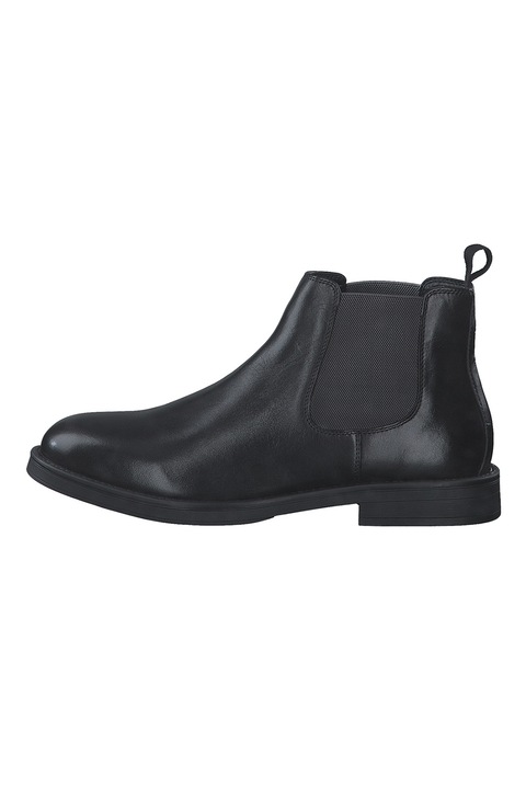 s.Oliver, Ghete Chelsea din piele, Negru