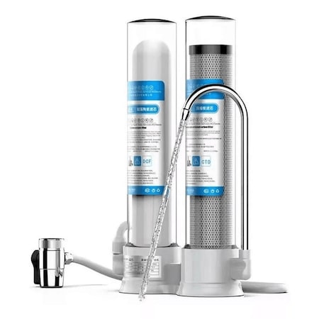 Filtru apa potabila, WeluvFit, Q338, 5 stadii de filtrare, carbune activ, Reduce metalele grele, Transparent