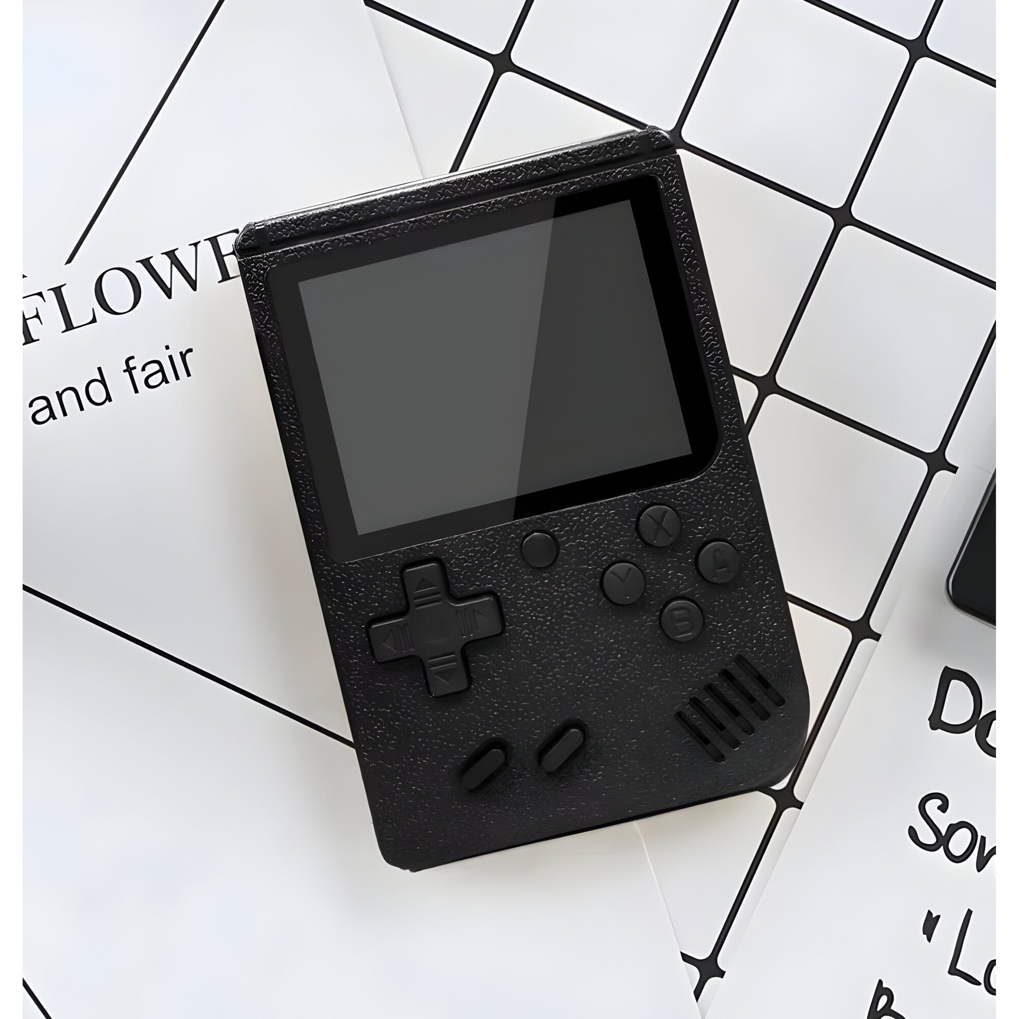 Consola de Jocuri Portabila Retro cu 3" Display si 400 Jocuri Preinstalate, Conectare la TV, 1020mAh, Negru