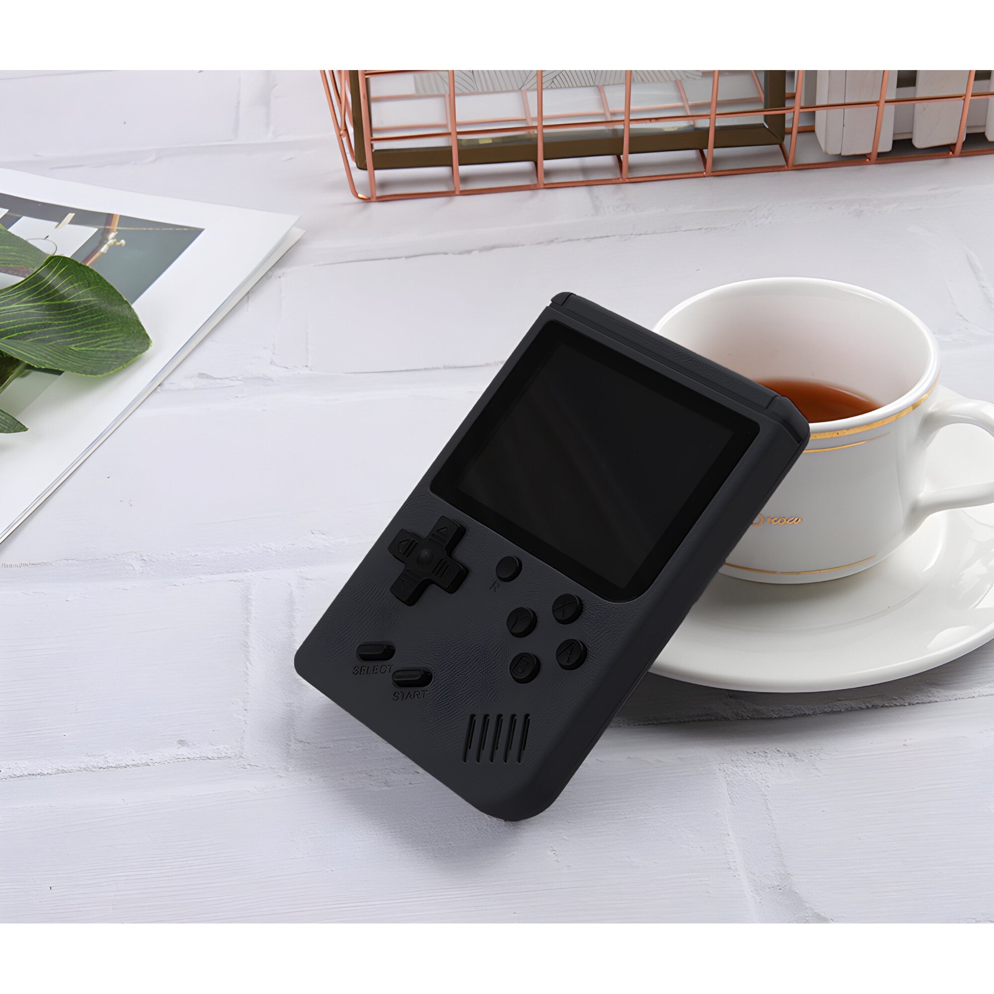 Consola de Jocuri Portabila Retro cu 3" Display si 400 Jocuri Preinstalate, Conectare la TV, 1020mAh, Negru
