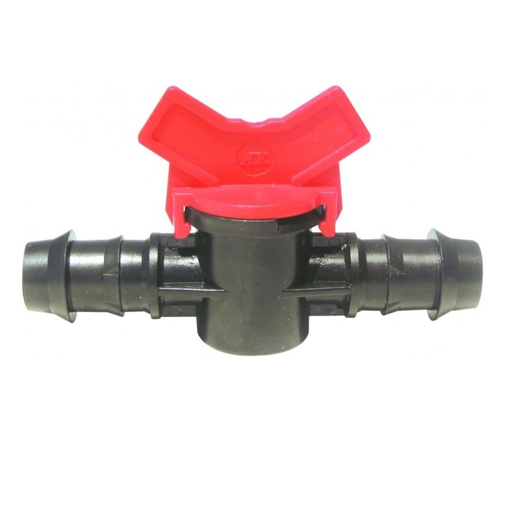 Robinet conector pentru banda picurare 16 x 16 mm, Palaplast