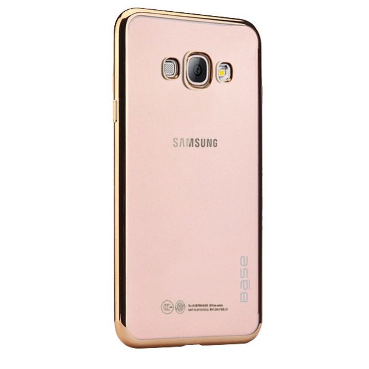 Кейс за Samsung Galaxy A3 2016 tpu златен кант
