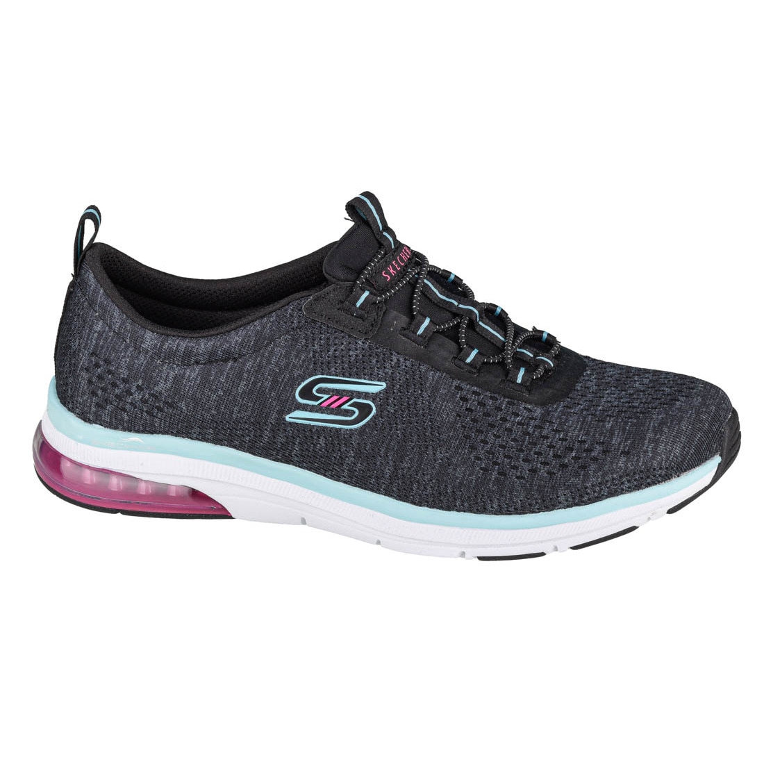 Sneakers Skechers Skech Air Edge Brite Times 104057 BKAQ Negru Negru