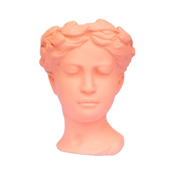 Vaza Venus, roz, pentru interior, 20x16x16 cm