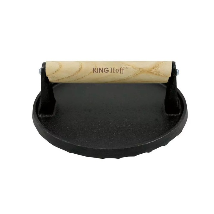 Presa pentru burger din fonta de Kinghoff, KH-1759, 18cm