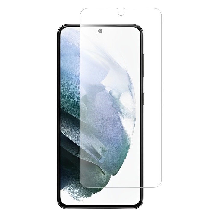 Folie Sticla pentru Samsung Galaxy S21, Ultra Clear, Tratament Oleofob, Grad Ridicat de Rezistenta 9H, Sensibilitate Tactila, Protectie UV, Anti Amprente, Anti Socuri, Anti Zgarieturi