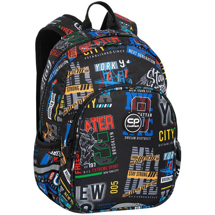 Ученическа раница CoolPack, 45,5 см x 38 см x 5,5 см, Rider, Mare City