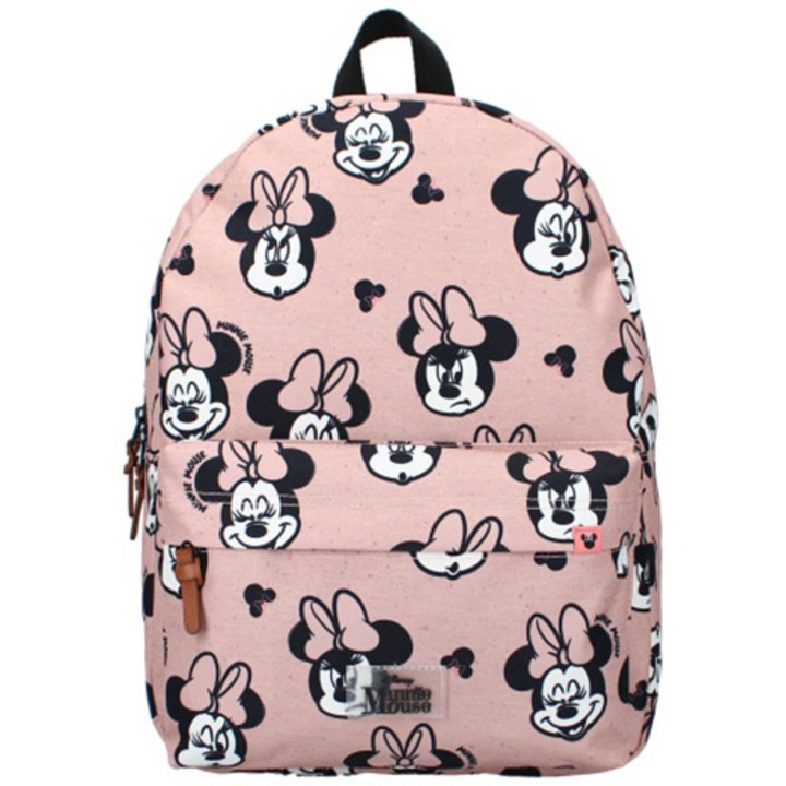 Ghiozdan Minnie Mouse always a legend, dimensiuni 39cm x29cm x12cm