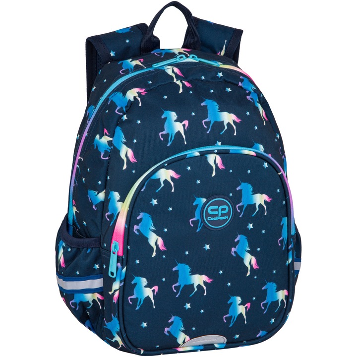Раница CoolPack, Toby, Син еднорог, Размер 35 см x 26 см x 12 см