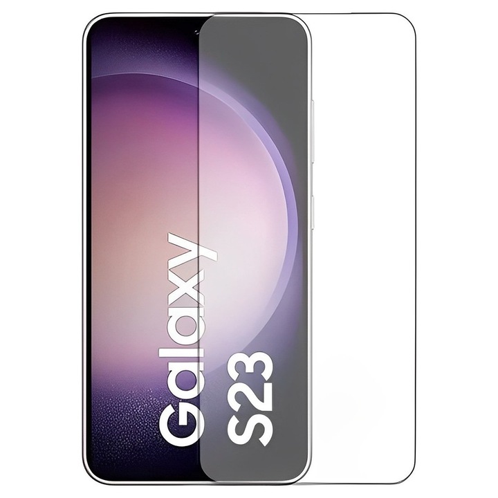 Folie Sticla pentru Samsung Galaxy S23, Ultra Clear, Tratament Oleofob, Grad Ridicat de Rezistenta 9H, Sensibilitate Tactila, Protectie UV, Anti Amprente, Anti Socuri, Anti Zgarieturi