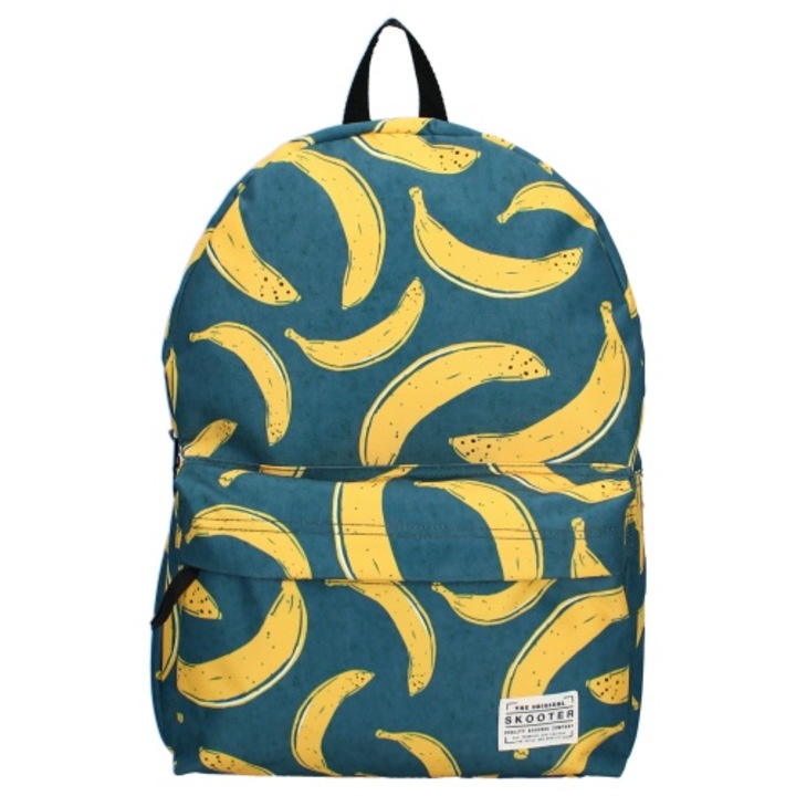 Ghiozdan Skooter who's hungry, dimensiuni 39cm x29cm x12cm