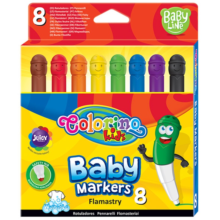 Маркери Colorino 8 цвята