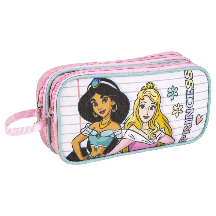Penar neechipat, Disney Princess, 2 fermoare, 22.5 x 10 x 8 cm