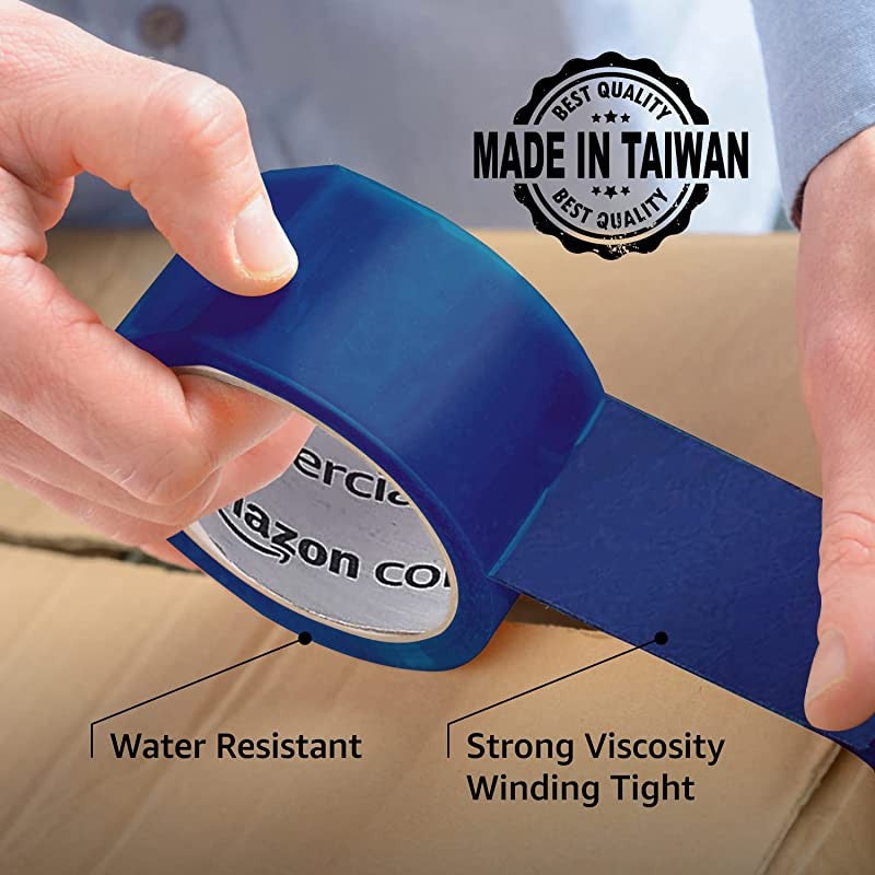Nastro Adesivo PVC Professionale Bau Tenschutz Band - 33 M X 50 Mm, Giallo Liscio, Adesivo Forte, Per Interni Ed Esterni