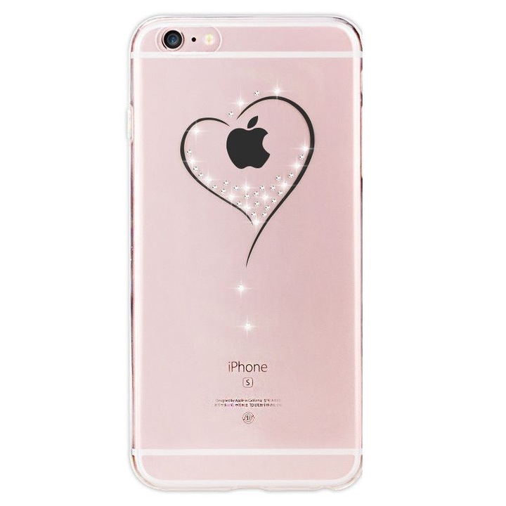 Кейс за Apple iPhone 6S Plus Astrum кристали сърце