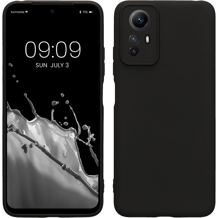 Калъф за Xiaomi Redmi Note 12 4G силиконов кейс черен