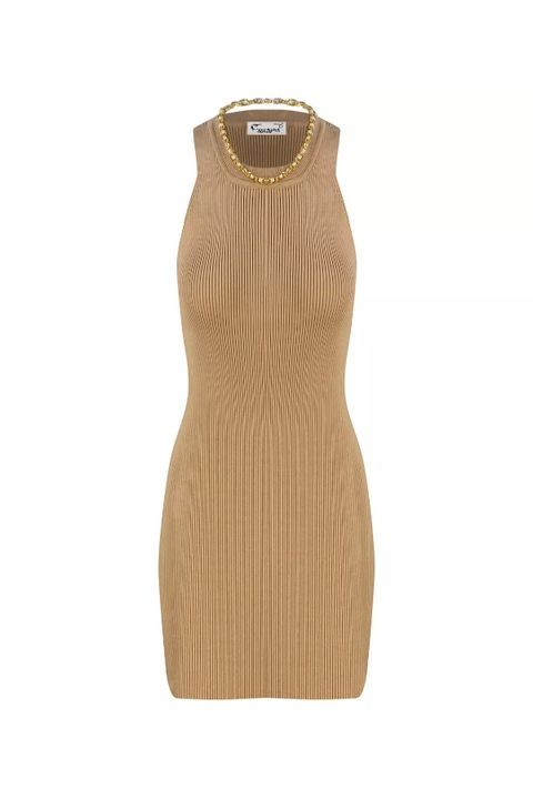 Rochie Agrafka, One size, Bej