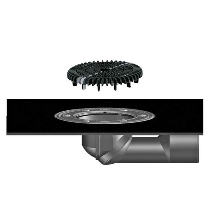 SIFON de pardoseala electrosudabil articulatie sferica DN50/75 cu membrana de bitum