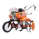 Motosapa pe benzina Ruris DAC 7000ACC2, putere 7 CP, 208 CC, 4 timpi, 2+1 viteze, adancime lucru 29 cm, latime lucru 83 cm, contine: freze + roti cauciuc + roti metalice + plug + adaptor
