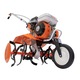 Motosapa pe benzina Ruris DAC 7000ACC2, putere 7 CP, 208 CC, 4 timpi, 2+1 viteze, adancime lucru 29 cm, latime lucru 83 cm, contine: freze + roti cauciuc + roti metalice + plug + adaptor