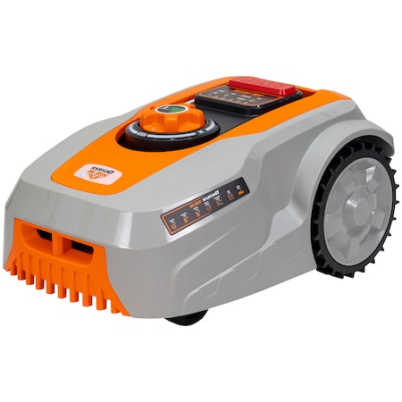 Robot de tuns gazon pe acumulator Ruris rxr500, 20 V, 2 Ah, 110 m timp lucru, 180 mm latime lucru, 20-60 mm inaltime lucru, motor brushless, 500 mp suprafata maxima