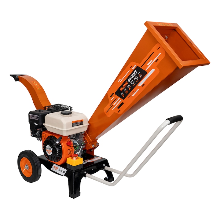 Tocator de crengi si resturi vegetale Ruris ST300, 7 CP, 212 CC, pornire manuala, 60 mm diametru maxim taiere, 150 - 1000 kg/h capacitate tocare, 3.6 l benzina
