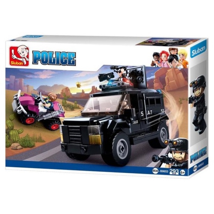 Sluban, rendőr dzsip, 293 db, M38-B0653