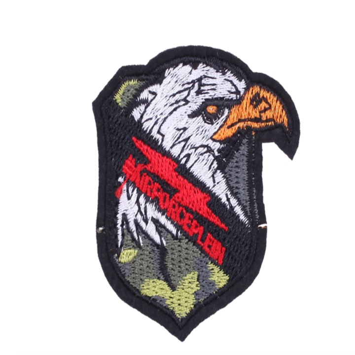 Petic textil, patch AirForce, 7x7.5cm