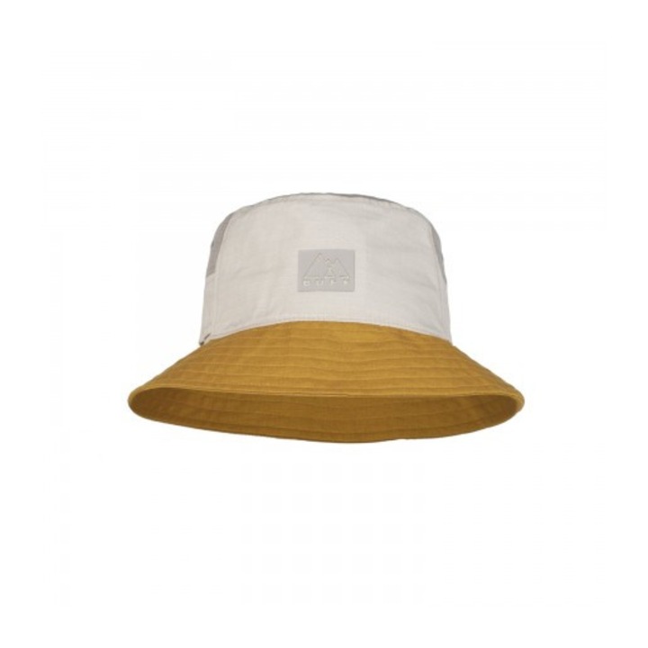 Vödörsapka, Buff, hak okker (barna), felnőtteknek, S/M méret