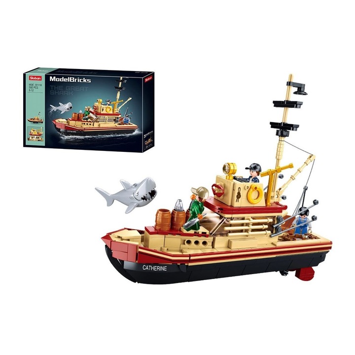 Sluban, Halászhajó, 592 db, M38-B1118