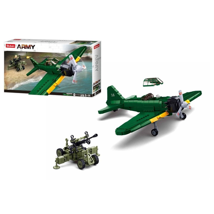 Sluban, Katonai repülőgépek, 532 db, M38-B1108
