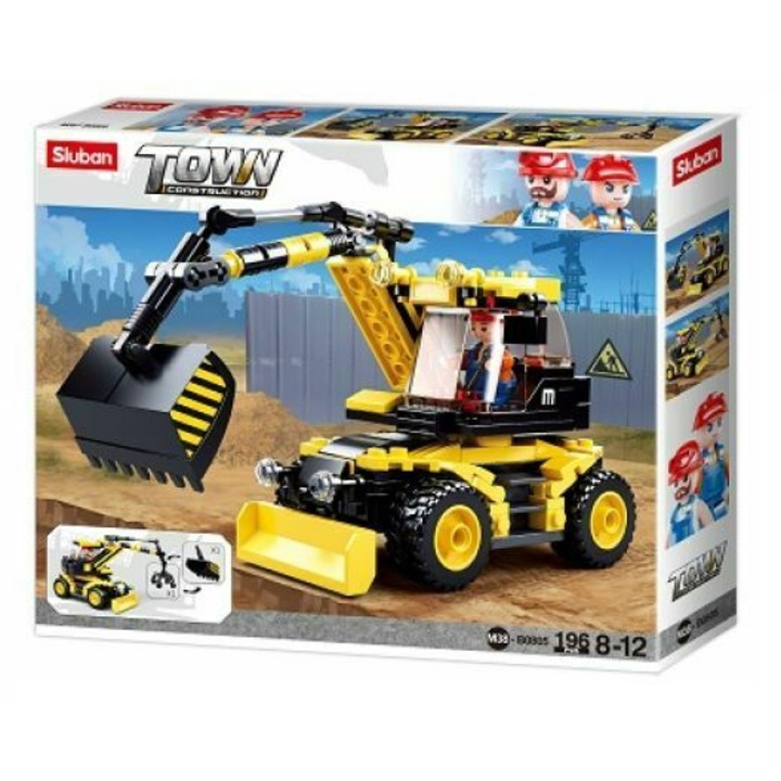 Sluban, Exkavátor, 196 db, M38-B0805