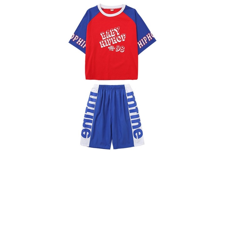 Compleu sport, pentru baieti, Albastru si rosu, 13-14 ani, 160 cm