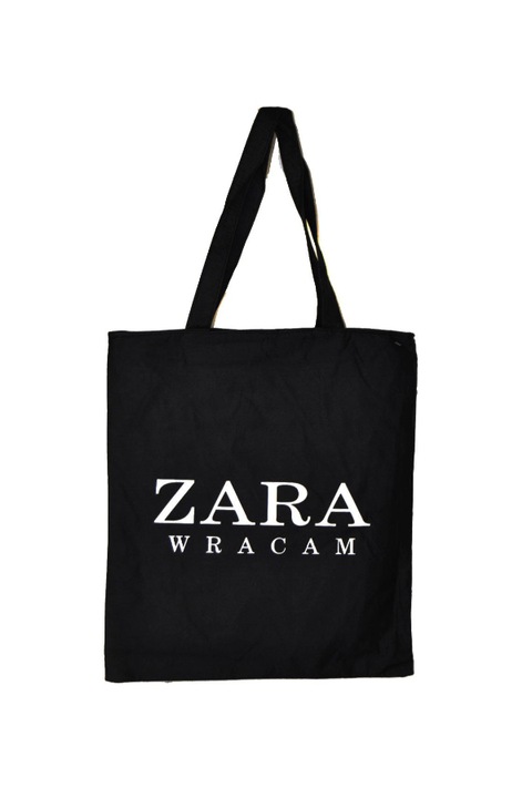 Geanta shopper de vara, One size, Negru