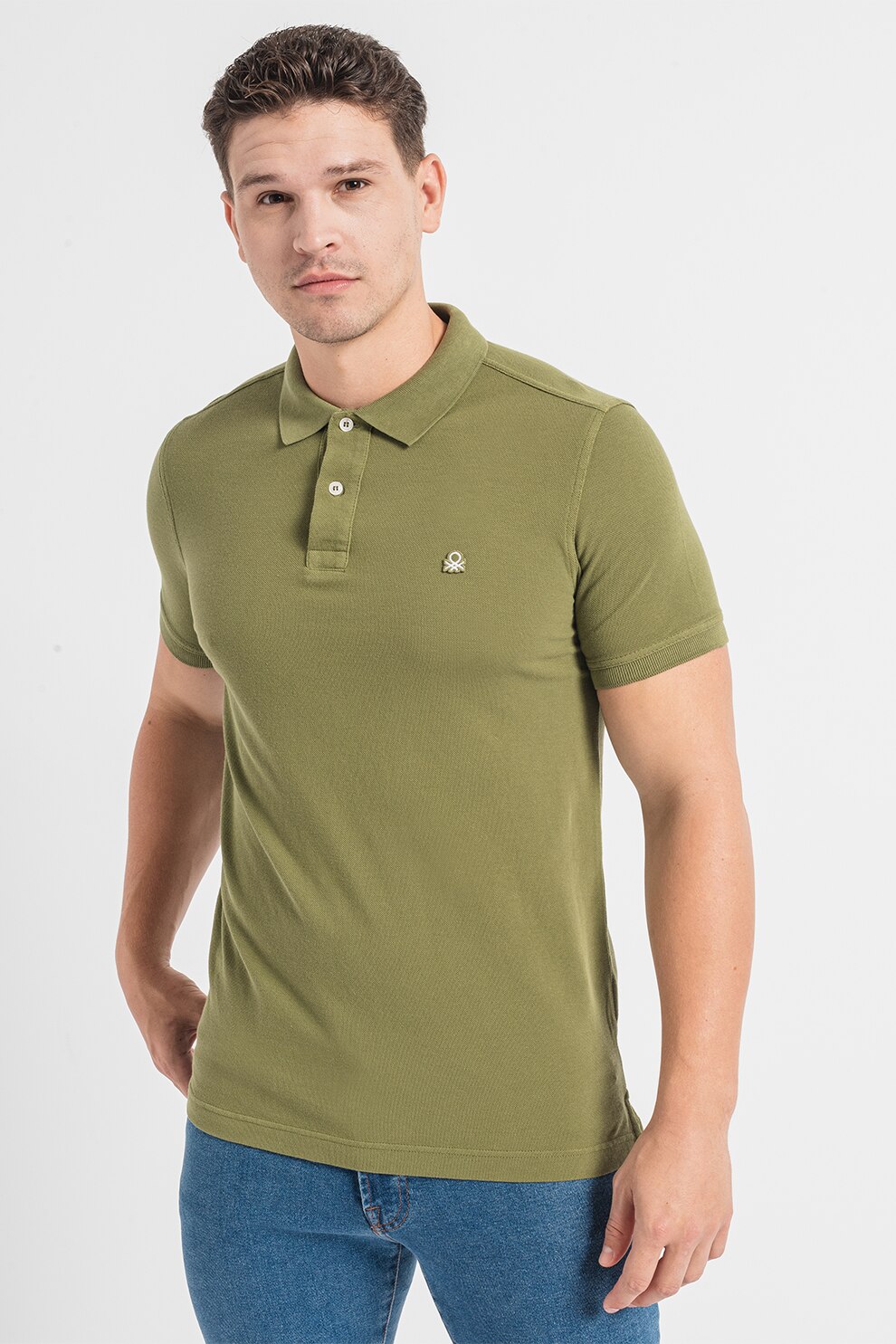 Benetton Polo Verde Regular Fit