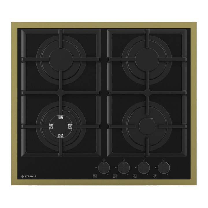 Plita incorporabila Hansa BHC66706, Vitroceramica, 4 zone de gatit, Touch Control, Timer, 60 cm, Negru