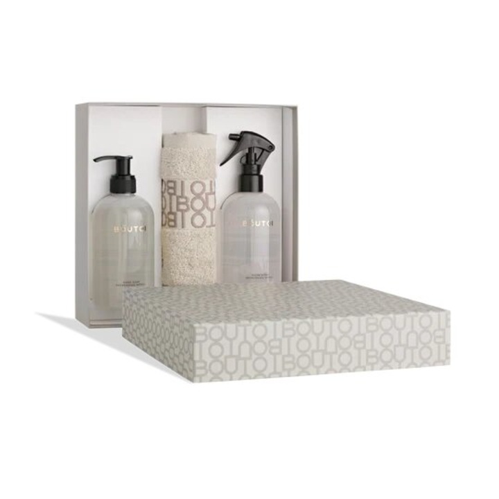 Подаръчен комплект Harmony Refreshing Neroli, 3 части, Сапун за ръце, 300 мл, Спрей за стая, 300 мл, Кърпа