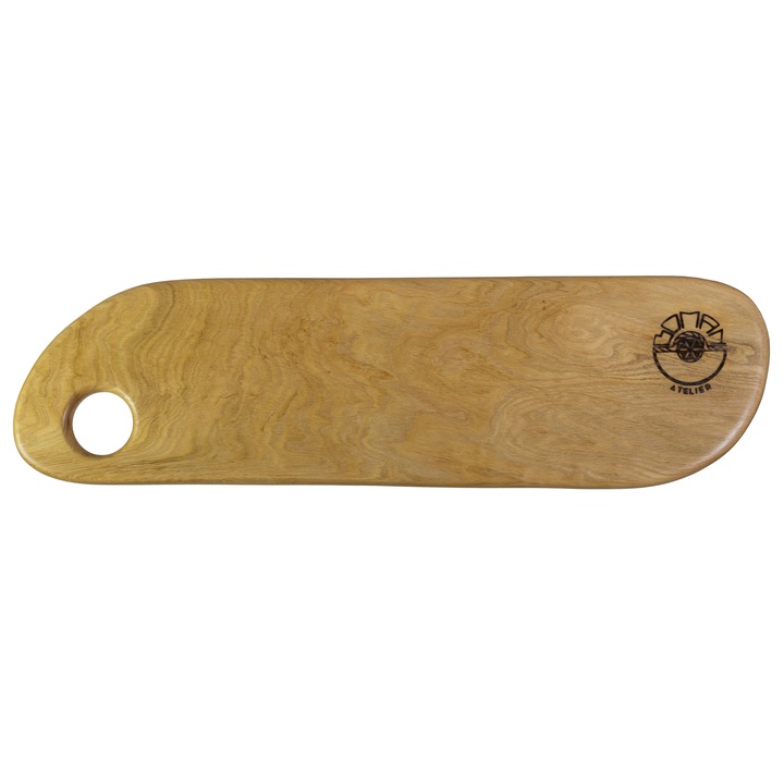 Tocator tip platou, Lemn, Asimetric, 595 x 164 x 24 mm