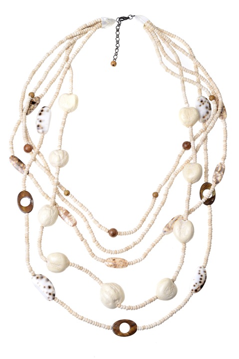 Колие GM-156 мида каури, Глория Марис, 51см