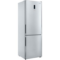 Combina frigorifica Daewoo DNF-310MEX, 310 l, Total No Frost, Control electronic, Iluminare LED, Clasa E, H 188 cm, Inox