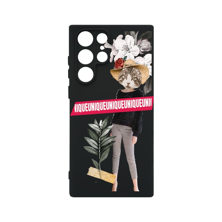 Husa BestCase® Premium Liquid Silicon, съвместим със Samsung Galaxy S22 Ultra, I'm Unique, SLIM 1.2MM, Микрофибър отвътре, Удароустойчив, Защита на камерата, Повдигнати ръбове за защита на екрана, PB 912