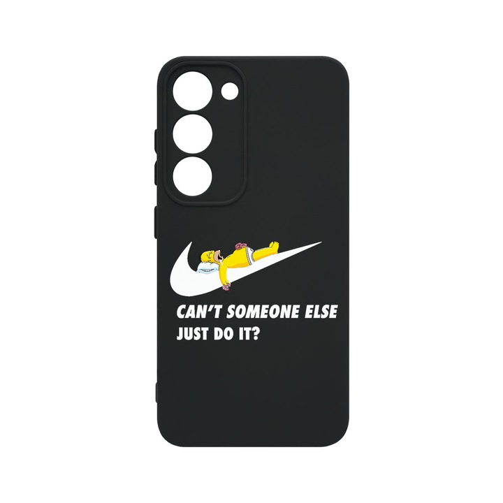 Husa BestCase® Premium Liquid Silicon, Compatibila Cu Samsung Galaxy S23, Simpson Just Do It, SLIM 1.2MM, Microfibra in interior, Antisoc, Protectie Camera, Margini ridicate pentru protectia ecranului, PB 751