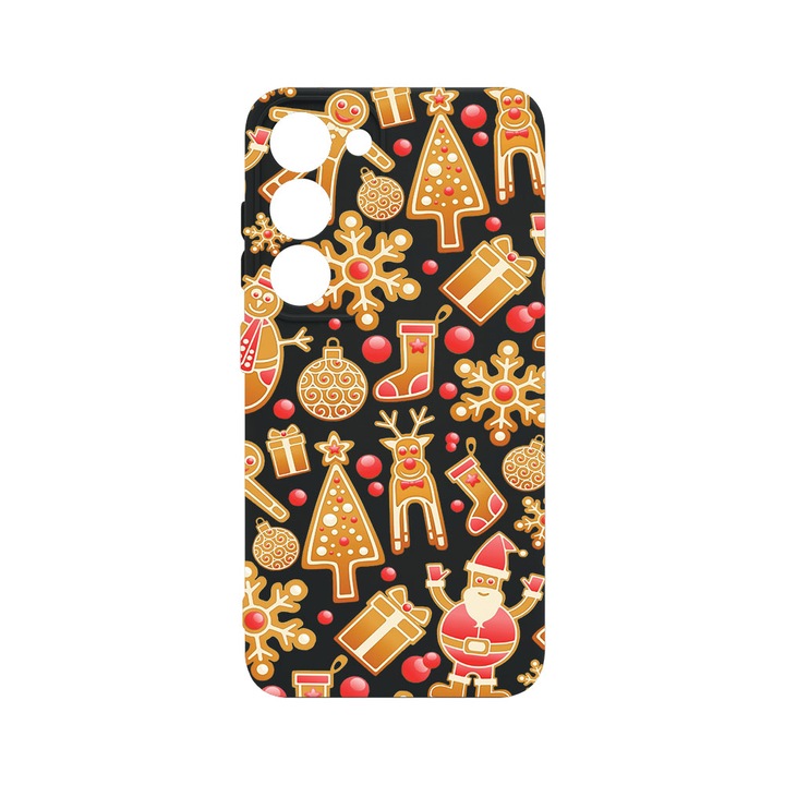 Husa BestCase® Premium Liquid Silicon, Compatibila Cu Samsung Galaxy S23 Plus, Xmas, SLIM 1.2MM, Microfibra in interior, Antisoc, Protectie Camera, Margini ridicate pentru protectia ecranului, PB 317