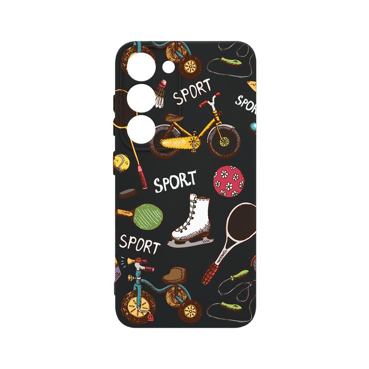 Husa BestCase® Premium Liquid Silicon, Compatibila Cu Samsung Galaxy S23 Plus, Summer Sports, SLIM 1.2MM, Microfibra in interior, Antisoc, Protectie Camera, Margini ridicate pentru protectia ecranului, PB 776